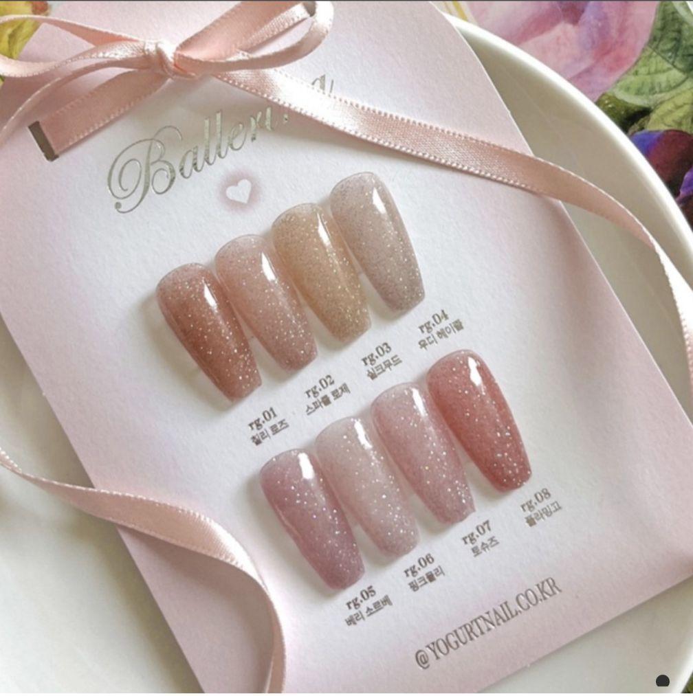 yogurtnail BALLERINA【バレリーナ】フラッシュ 8本 セット