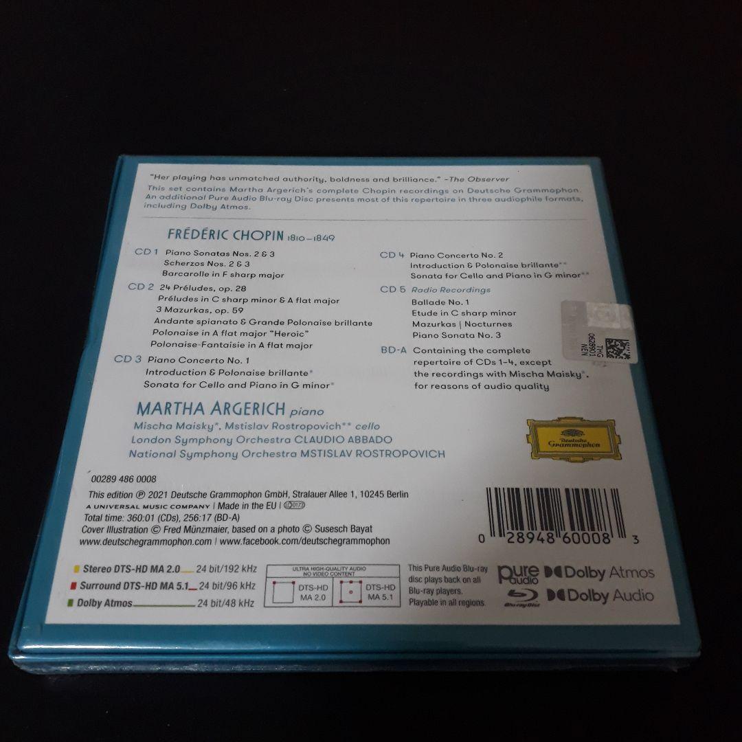 クラシック Martha Argerich / Chopin 5CD Box Set