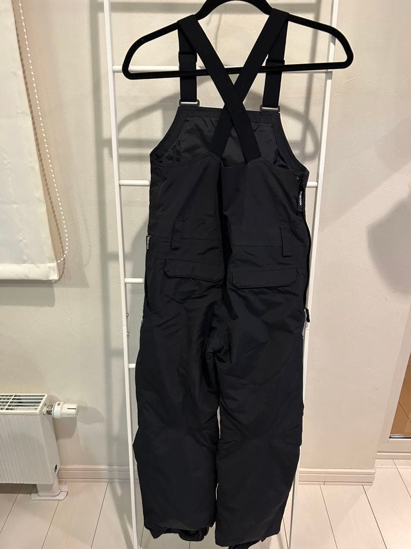 Burton ブラック スキーオーバーオール (子ども用)