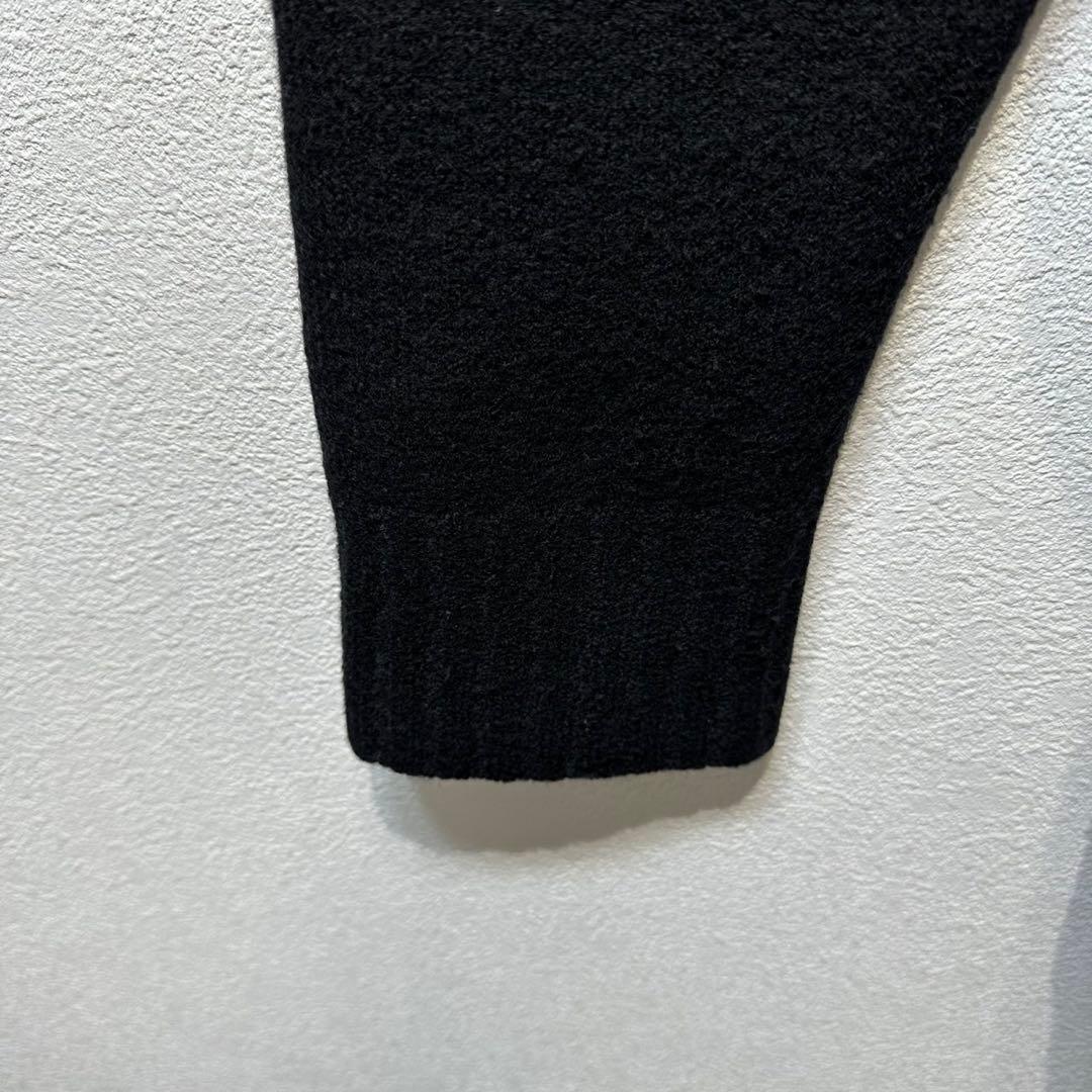 希少 JIL SANDER 上質 ウール サイドスリット クルーネック ニット