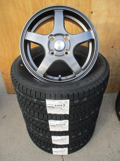 ほはナット付き　ブリヂストン☆VRX3☆155/65R14☆軽自動車