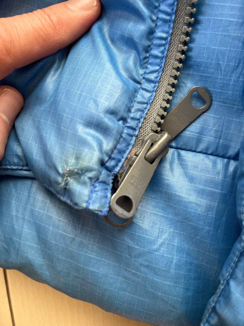  Lion スノーライオン　70s ダウンベスト　ブルー