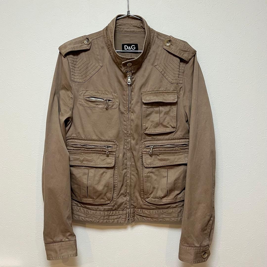 D&G ドルチェ&ガッバーナ フィールドジャケット ベージュ Size44