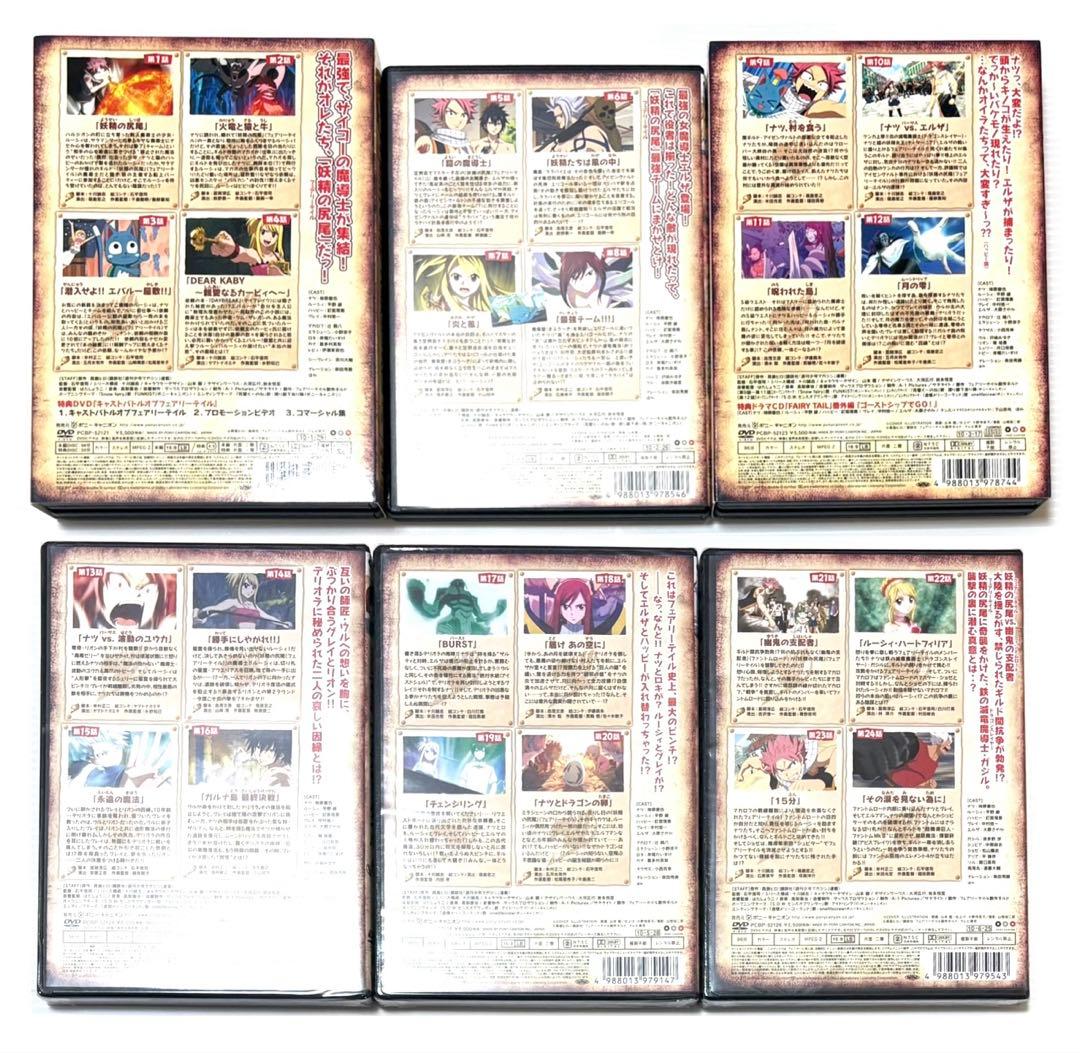 ※稀少 フェアリーテイル FAIRY TAIL アニメDVD 初回限定版特典付き