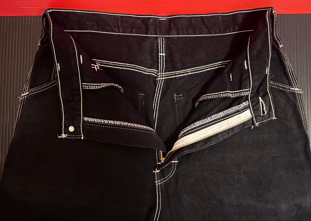 j*y様 70's Dickes ブラックカラーダック地ペインターmade in