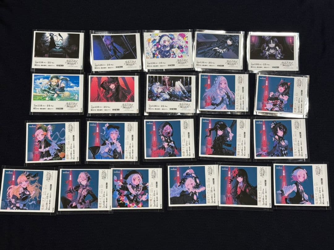 魔法少女ノ魔女裁判 オリジナルラベル缶 まのさば ステッカーセット 全21種