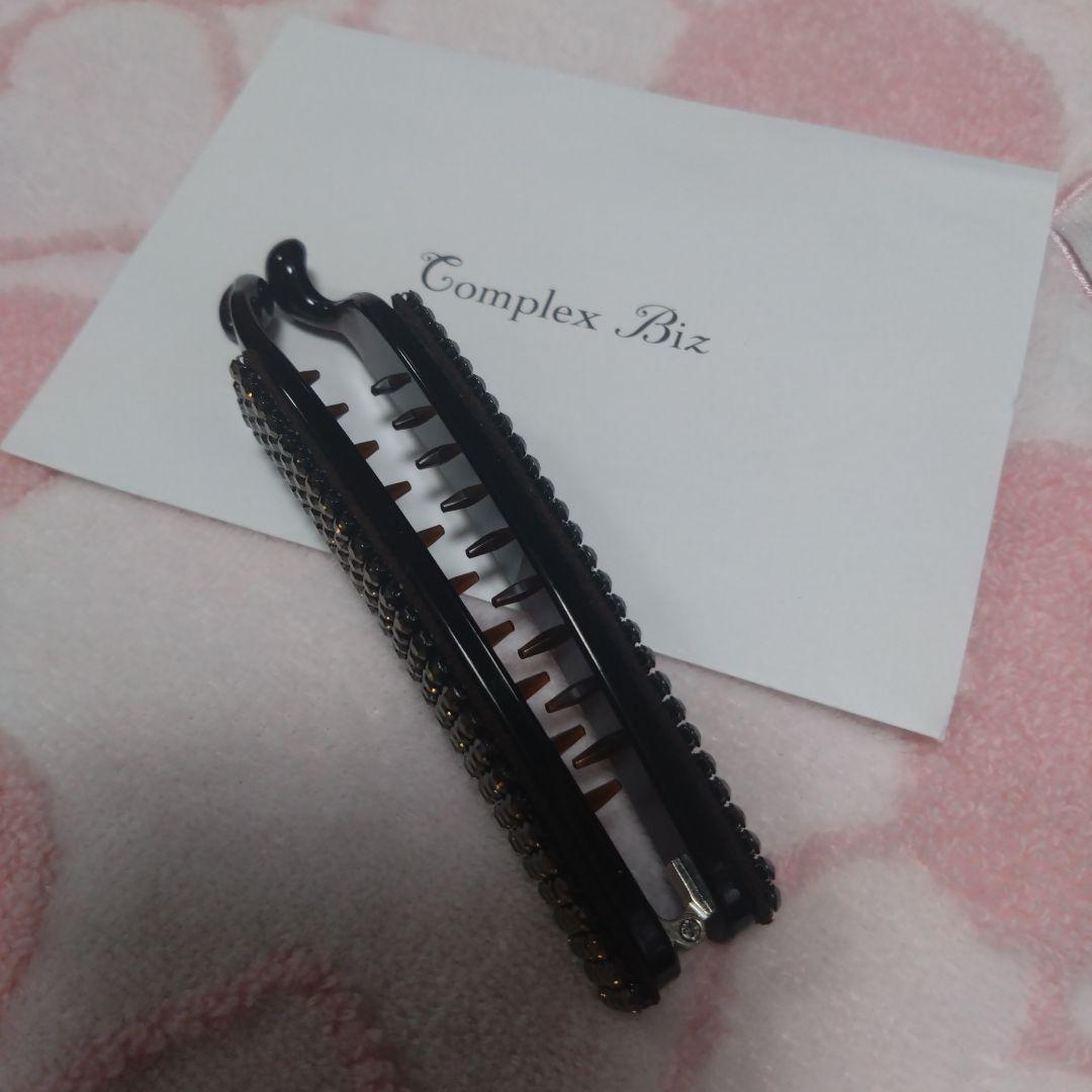 コンプレックスビズ♡バナナクリップ スワロフスキー