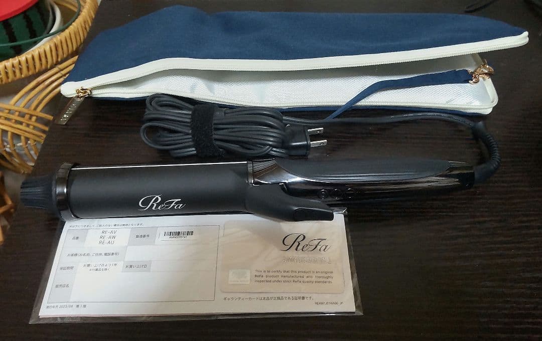 【数回使用の美品】リファカールアイロン プロ 38（ブラック）