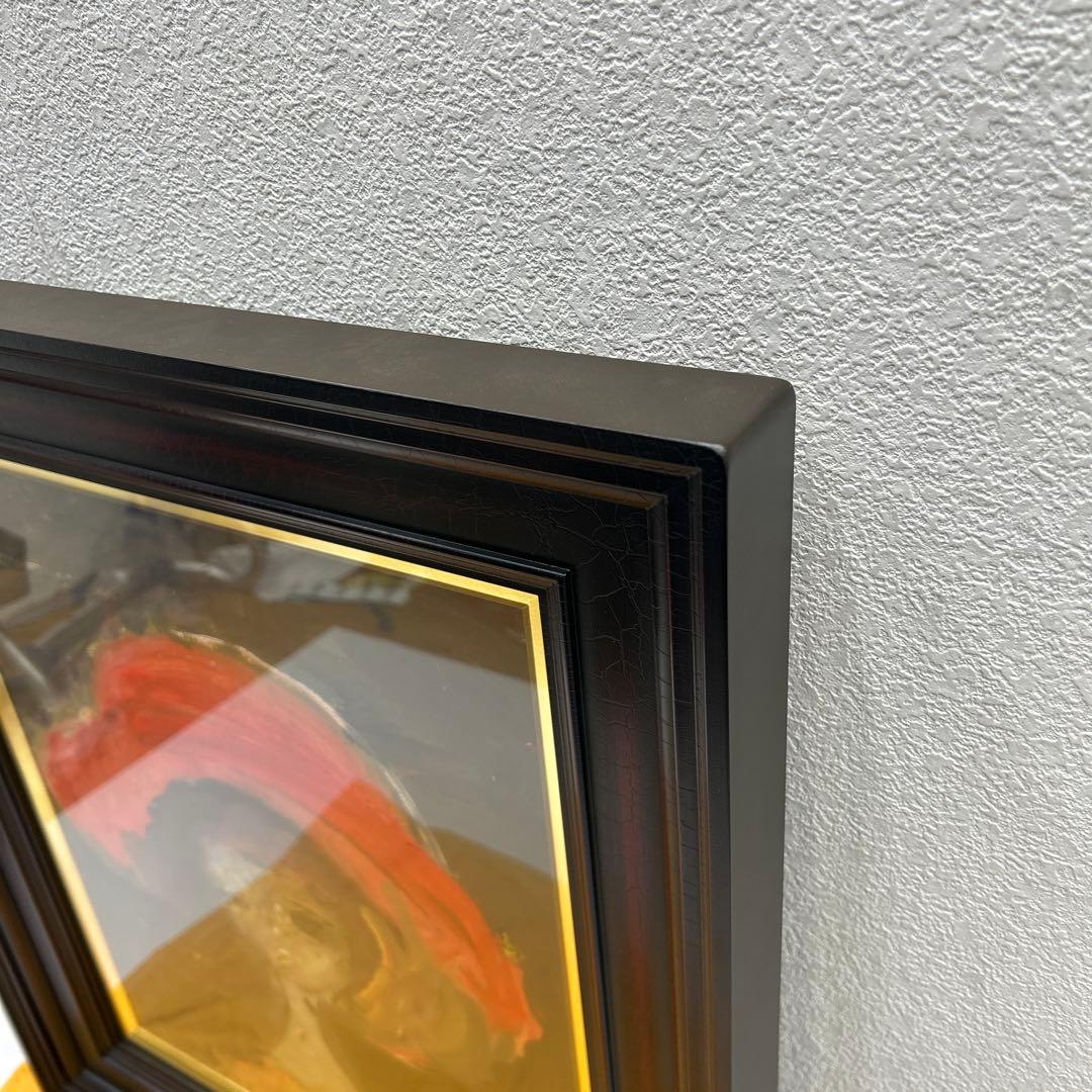 5675 織田広喜「少女」油彩8号 直筆サイン