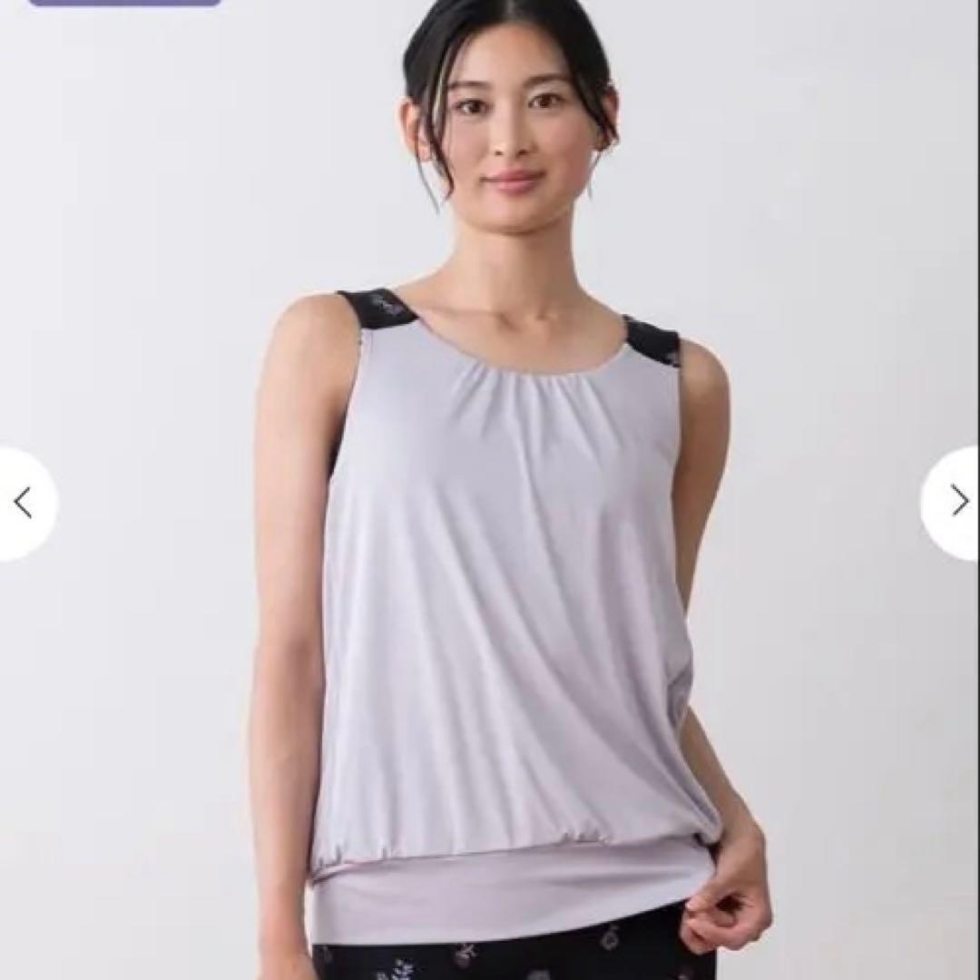 SUKALA フラワーブーケ　カバータンクトップ ブラック　Lサイズ