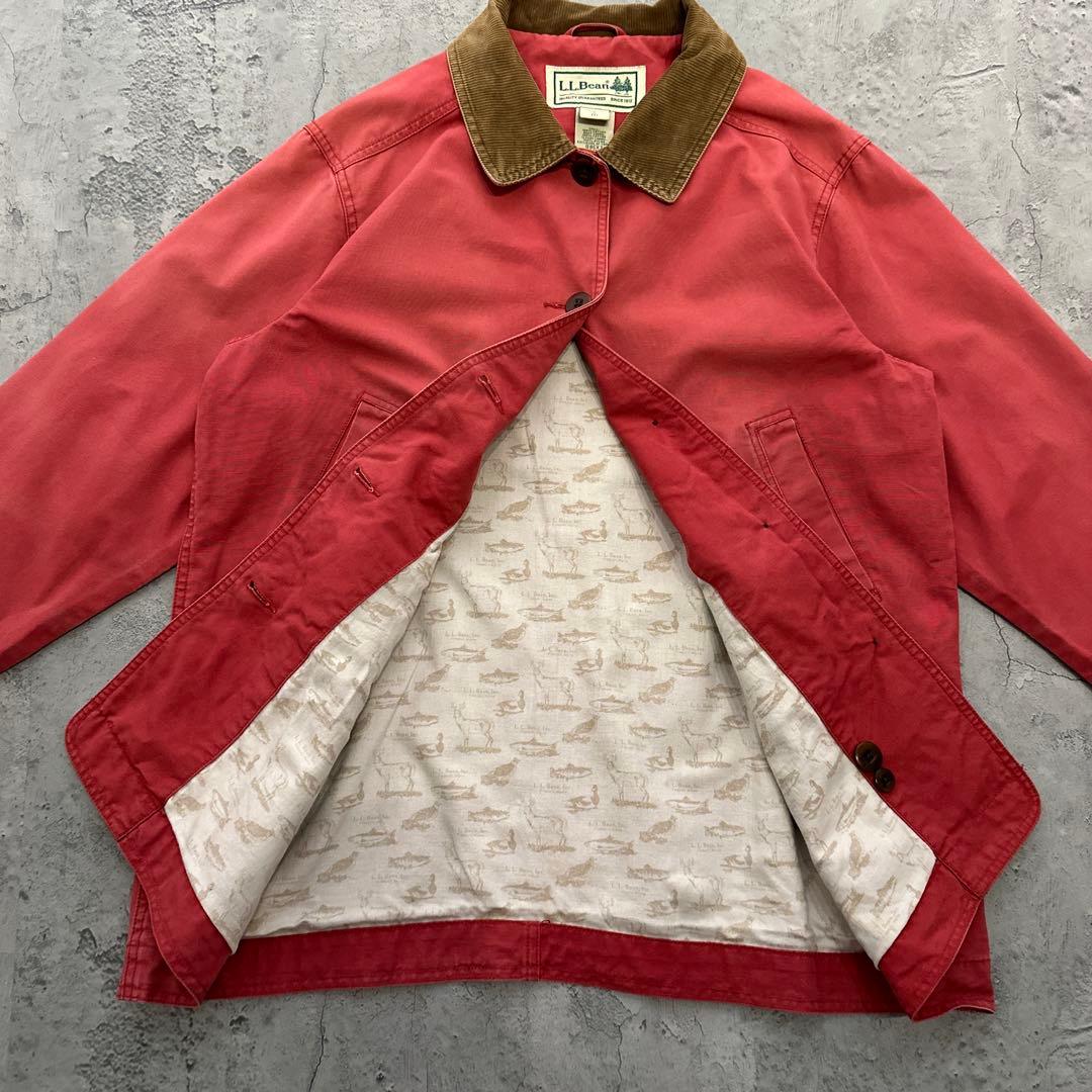 90s-00s エルエルビーン（L）ハンティングジャケット＊木タグ＊カバーオール