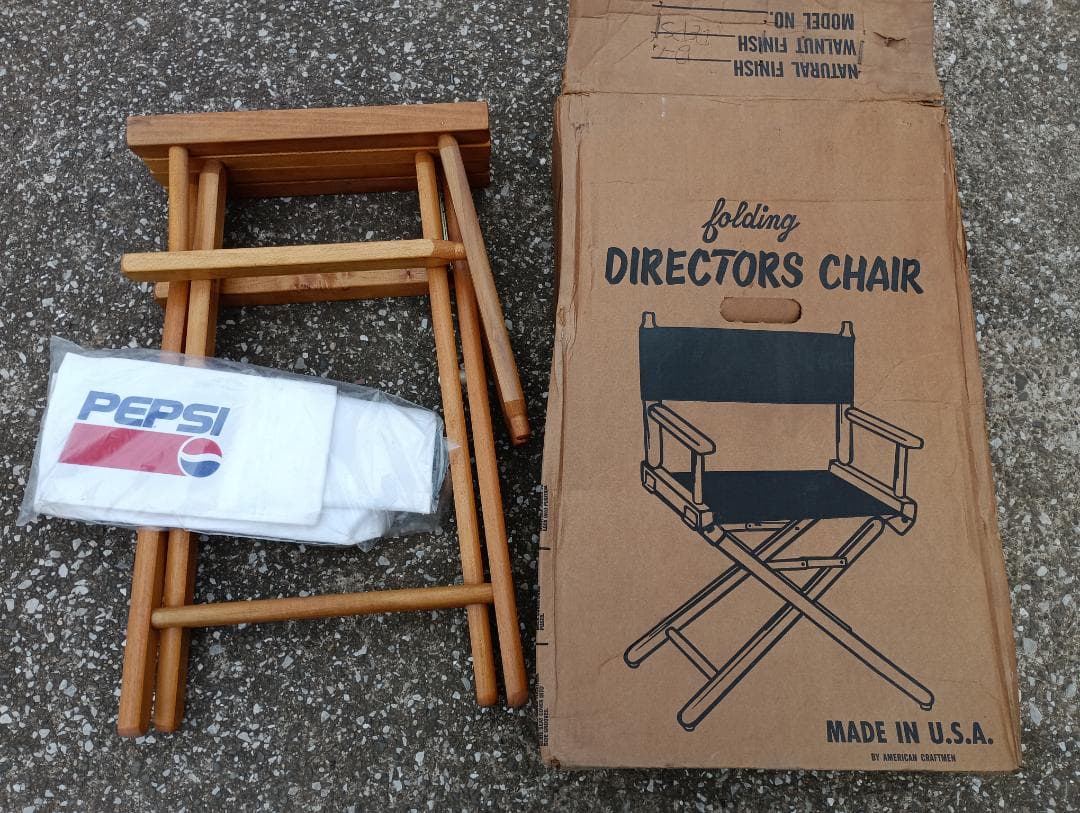 １５７０）ペプシ　フォールディングチェア（ディレクターチェア）デッドストック