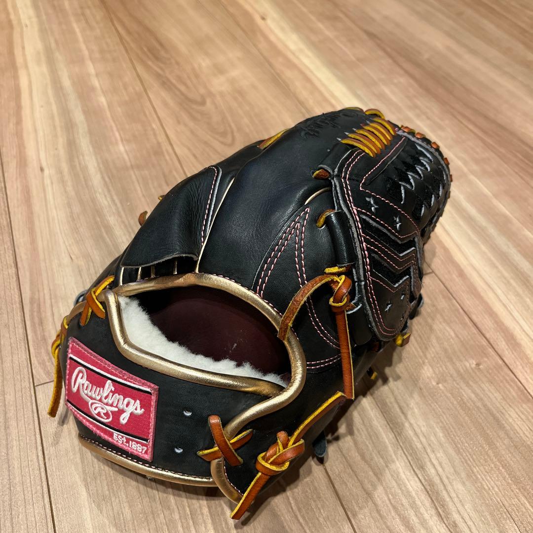 Rawlings 軟式グローブ 黒　オーダー