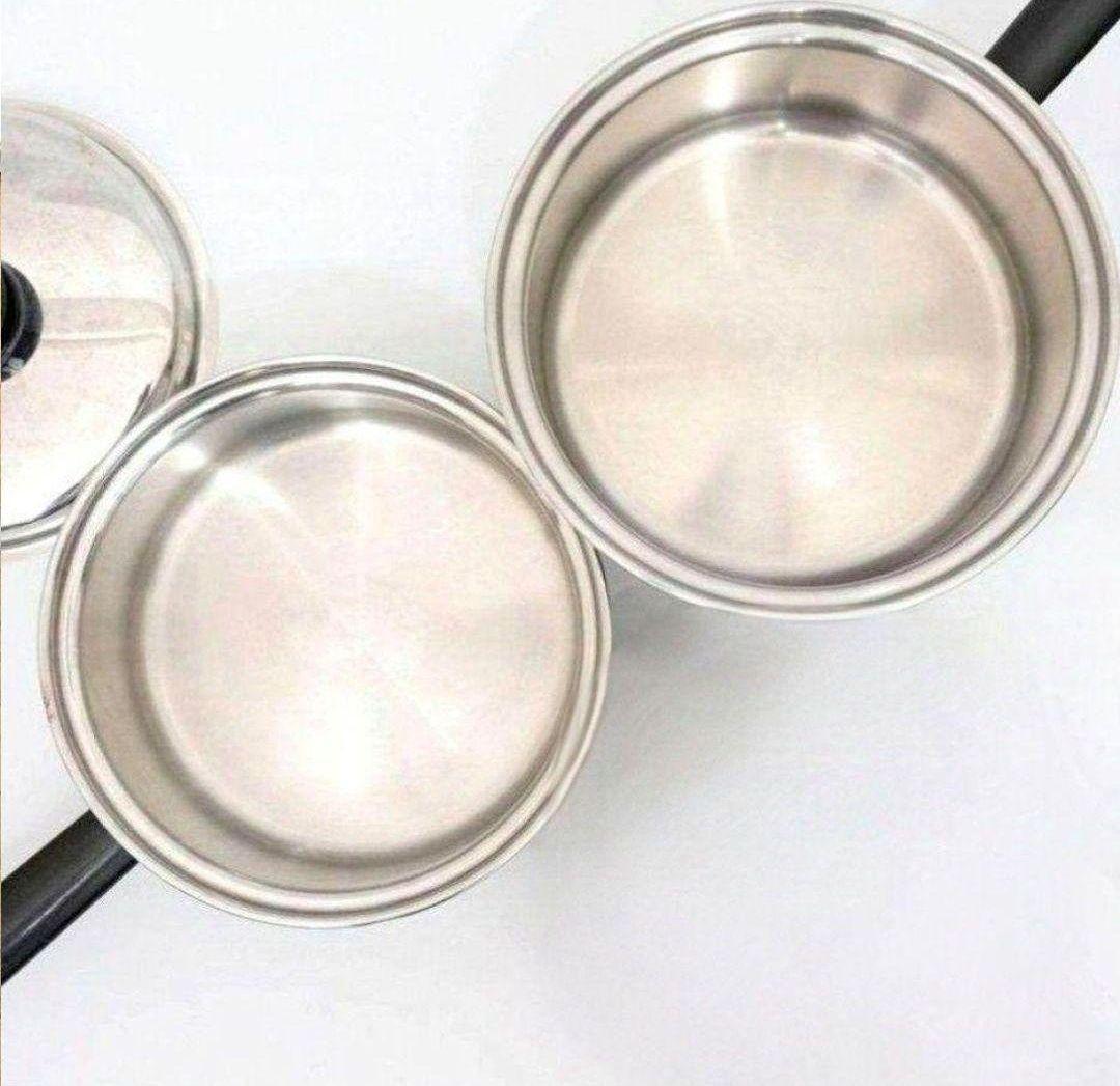 専用アムウェイ 美品 大 中 ソースパン インダクションレンジ対応 ↓Amway