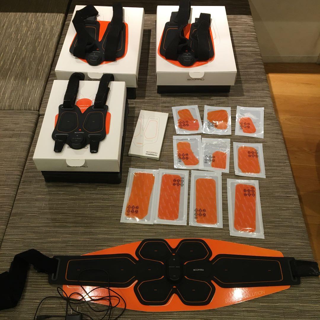 正規品　シックスパッド　セット　ベルト、アーム、レッグ  シート