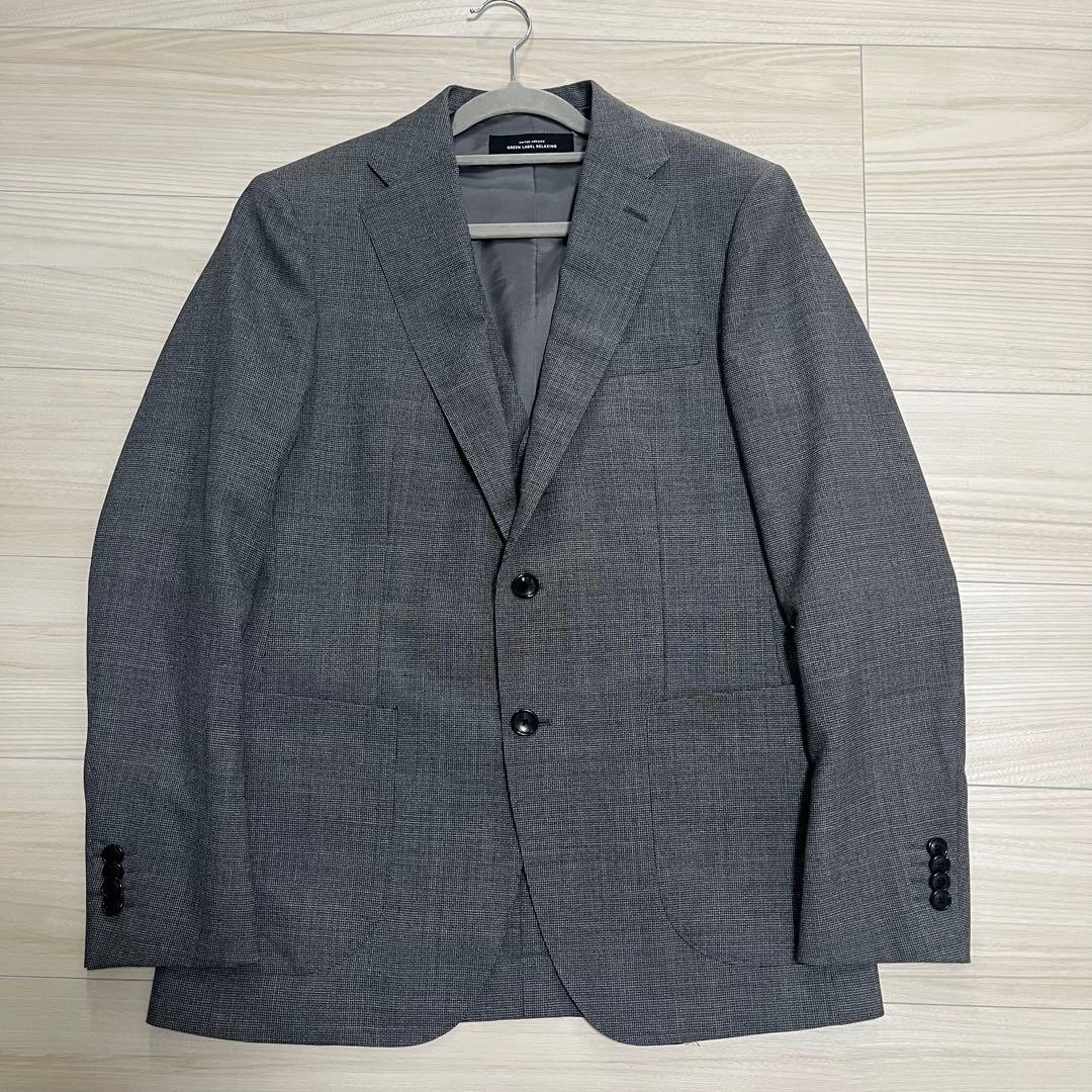 【未使用級】グリーンレーベルリラクシング カノニコ スリーピース グレー 44