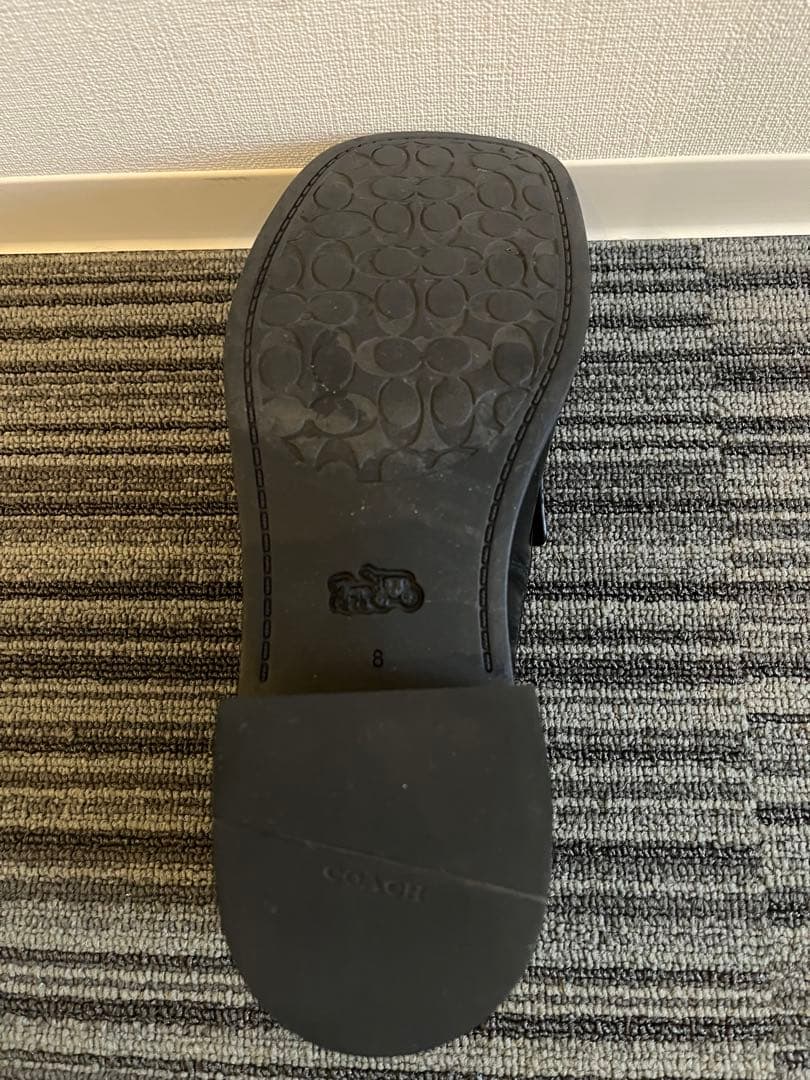 COACH スクエア トゥ ローファー