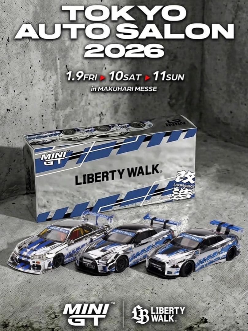 MINIGT 東京オートサロン2026 リバティウォーク mini gt