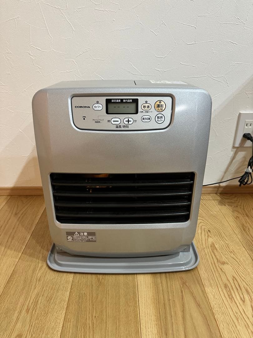 CORONA石油ファンヒーターFH-G3215Y-Sサテンシルバー