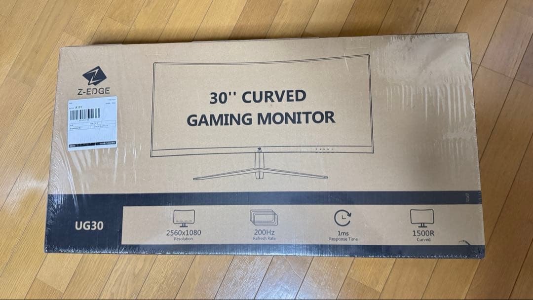 Z-EDGE 30インチ 200Hz 湾曲型ゲーミングモニター UG30