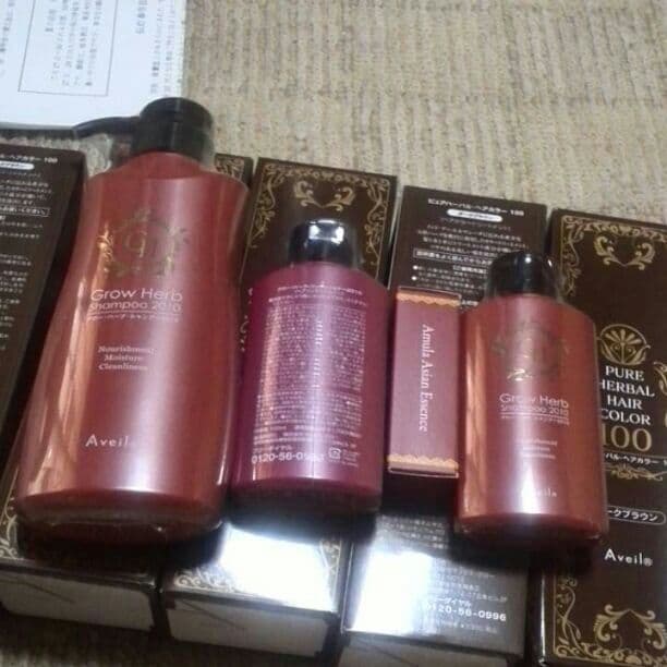 Aveil グローハーブシャンプー、コンディショナー、エッセンス、ヘアカラー等