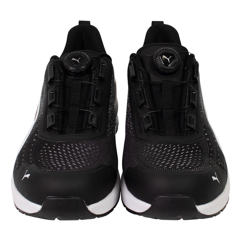 プーマ安全靴#64.409 25.5cmグライドブラックディスク