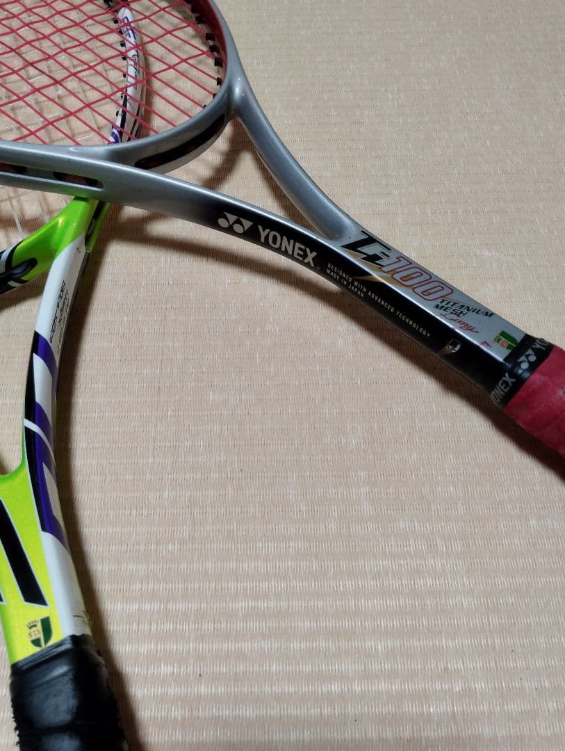 YONEXソフトテニスラケット2本　ケース付き　ACEGATE 66他