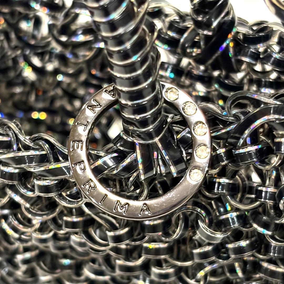 ANTEPRIMA アンテプリマ　ワイヤーバッグ　2WAY シルバーグレー