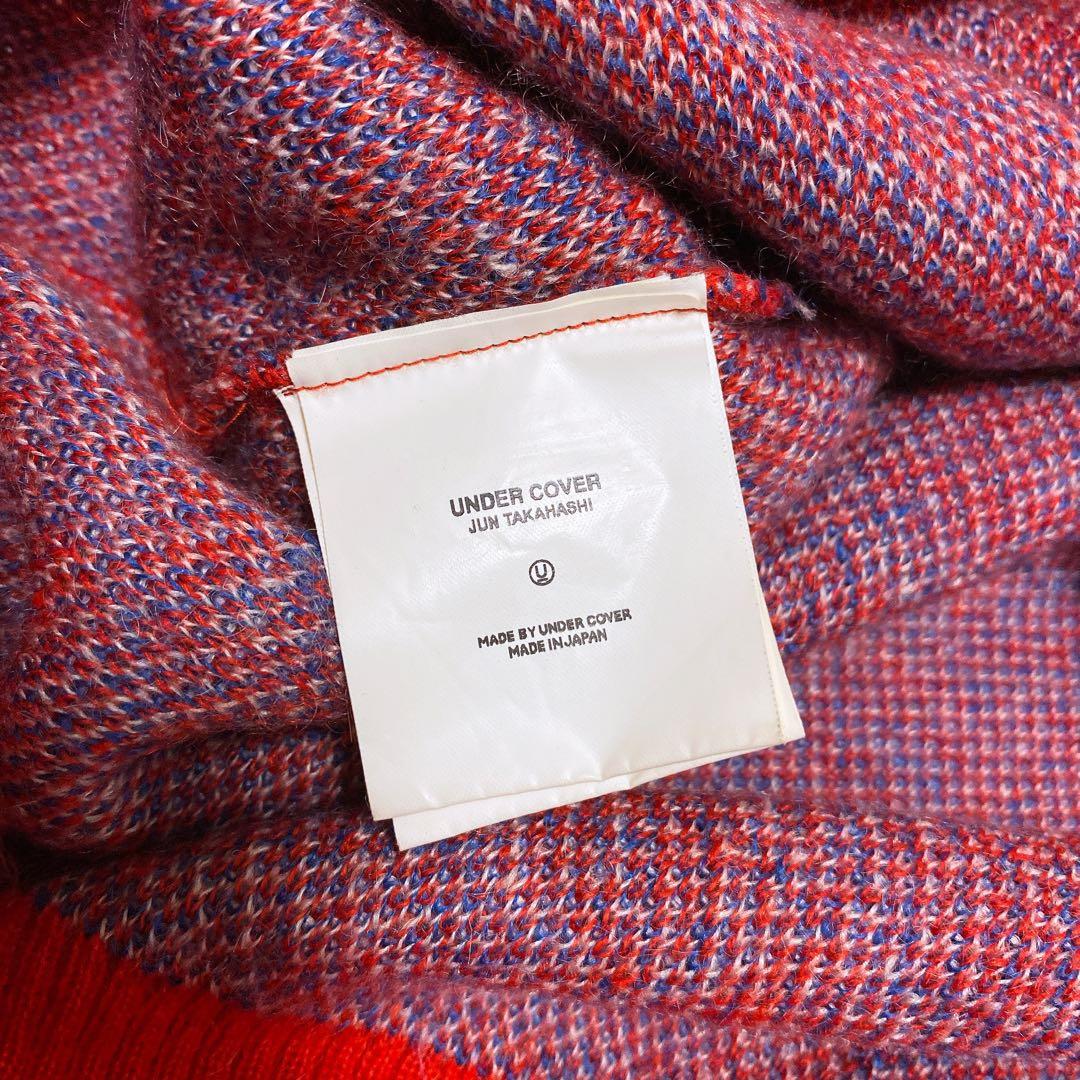 レア 00AW メルポ期 アンダーカバー モヘア袖切替モヘアニットセーター