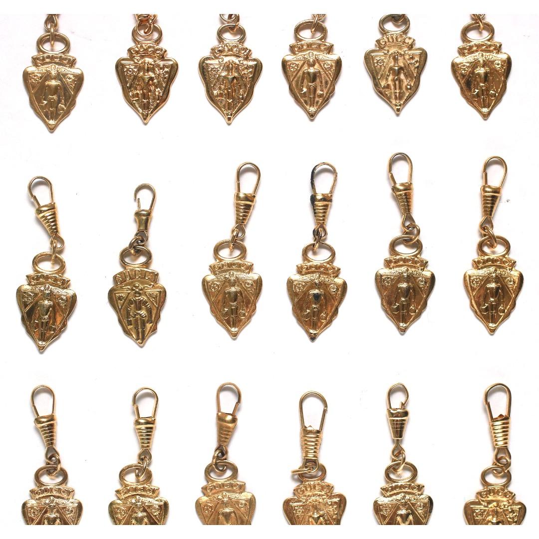 ◉オールドグッチ◉プルタグ / ゴールド / 18点セット