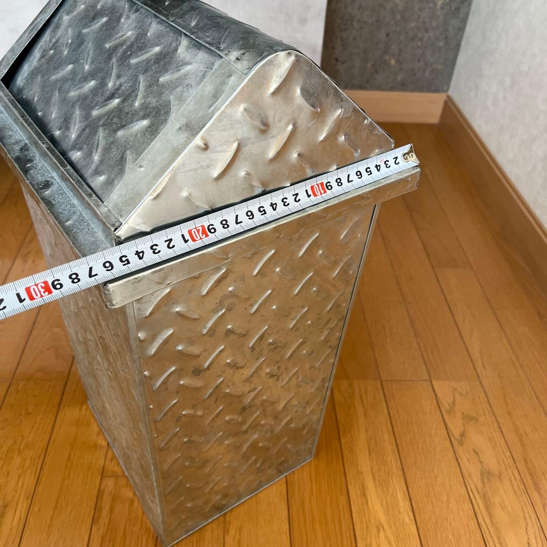 アルミゴミ箱　トラッシュボックス　オシャレ