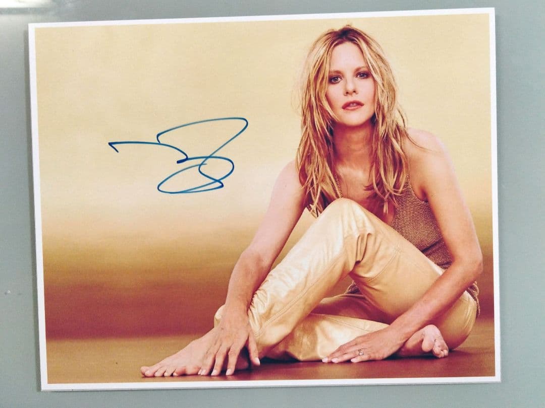 メグ・ライアン直筆サイン入り超 特大写真…Meg Ryan…