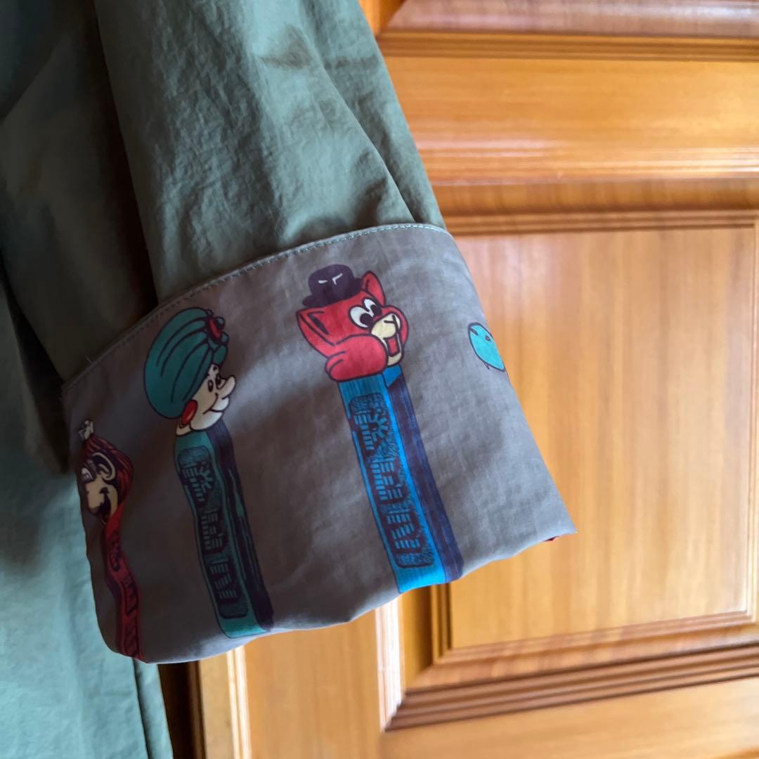 PEZキャラクター刺繍入りレインコート