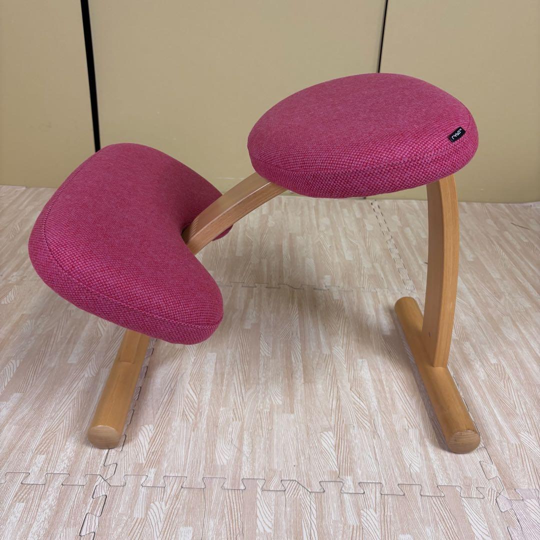 ☆美品☆　Rybo　リボ　バランスイージー　バランスチェア　ピンク