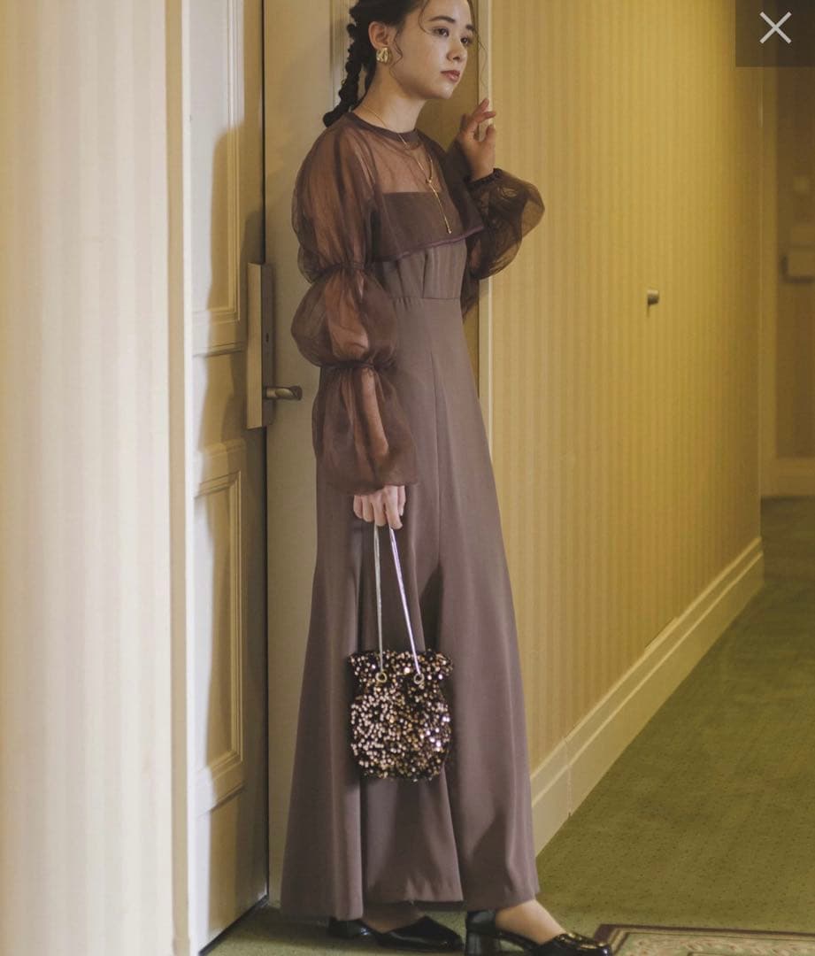 Kastane オケージョンドレス/結婚式 ブラウン