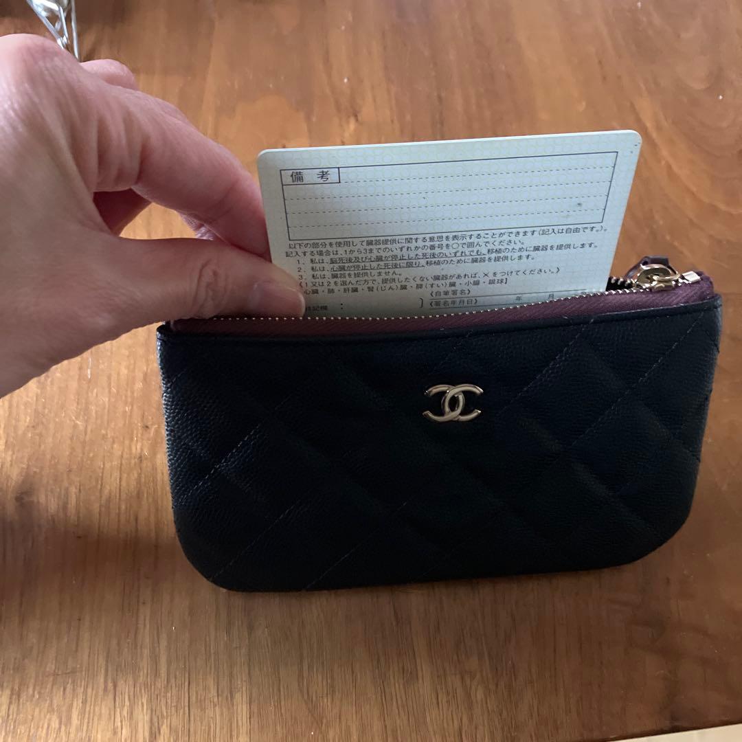 超レア！！キャビアスキン　CHANEL ポーチ　カードケース