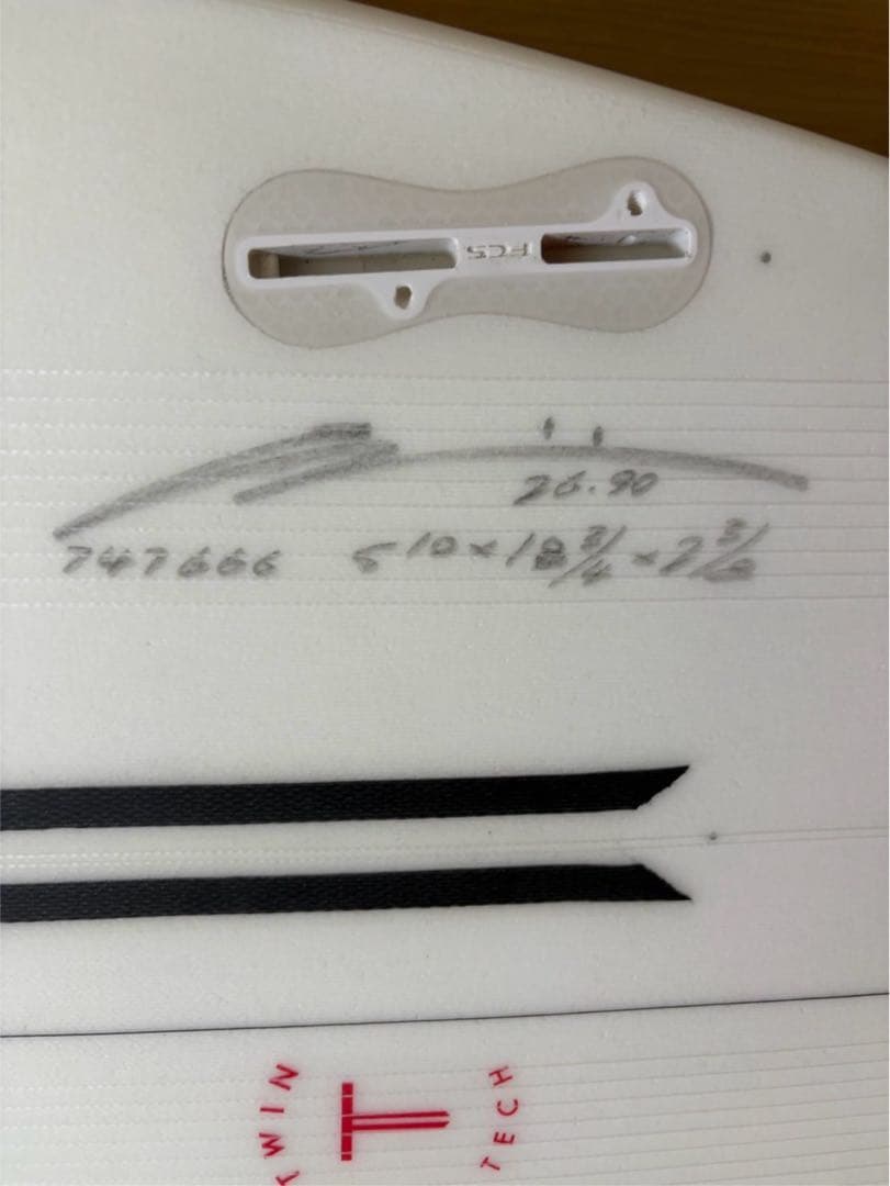 チリサーフボード☆ショーティーモデル☆ツインテックEPS