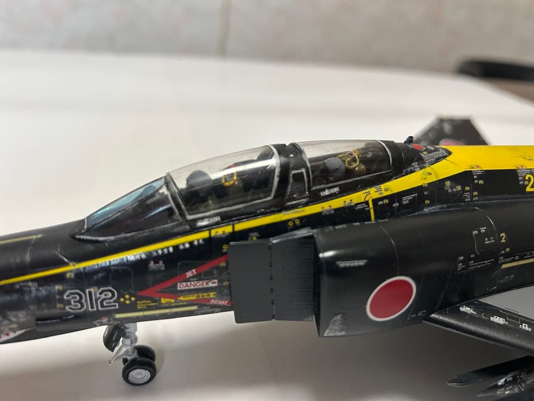 F-4EJ改 ファントム 1/48 プラモデル 完成品 ブラックパンサー
