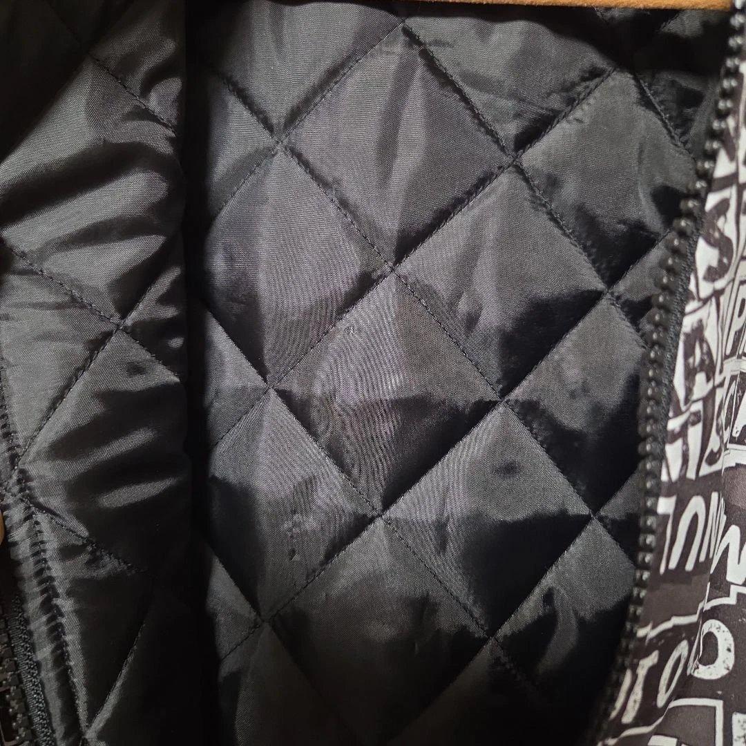 専用 mof manul モフマヌル 総柄 中綿 ブルゾン モノクロ