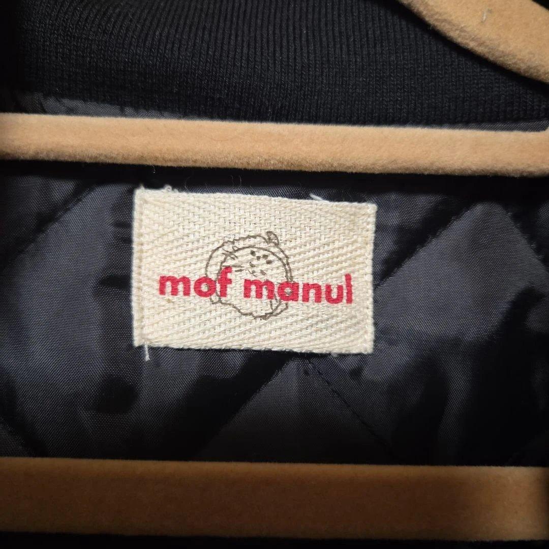 専用 mof manul モフマヌル 総柄 中綿 ブルゾン モノクロ