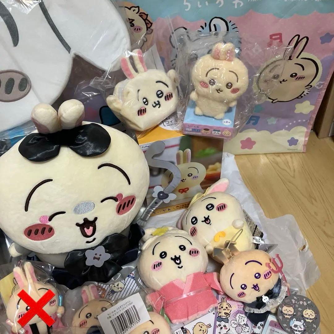 ちいかわ　まとめ売り　ぬいぐるみ　うさぎ　マスコット　限定