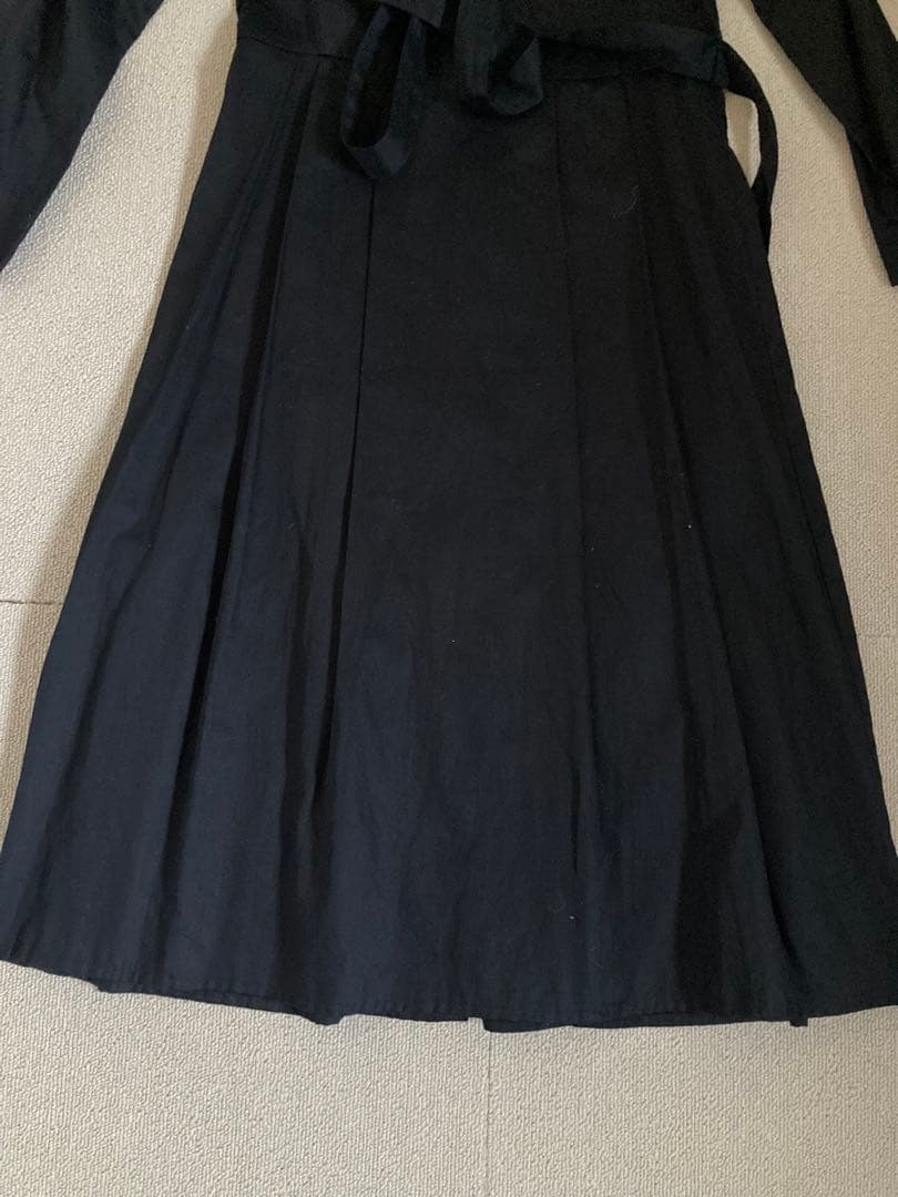 agnis b. ブラックロングワンピース 36★新品タグ付き定価¥33600