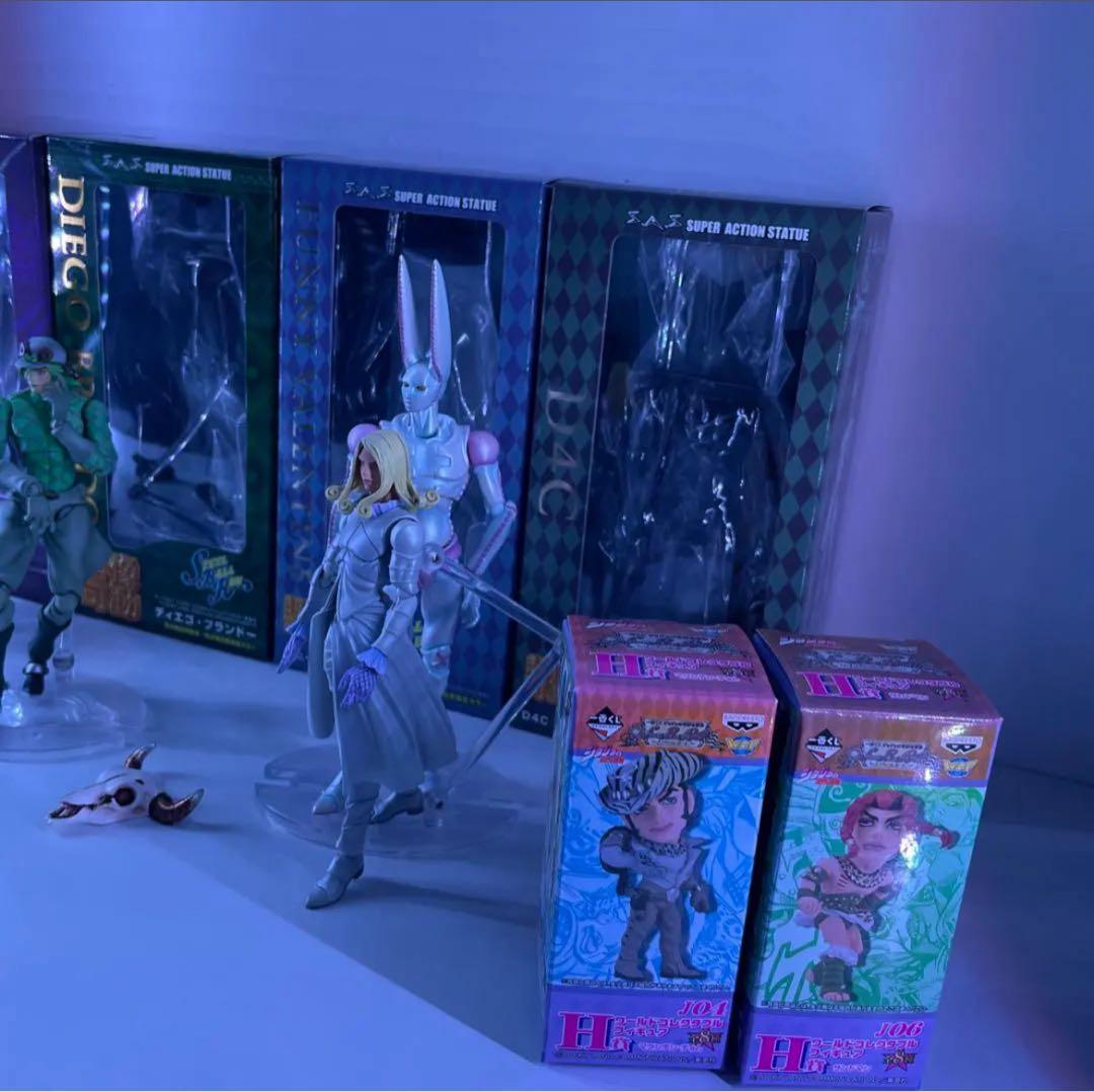 ジョジョの奇妙な冒険 超像可動 SBR 5種＋一番くじ ワーコレ 2種 セット