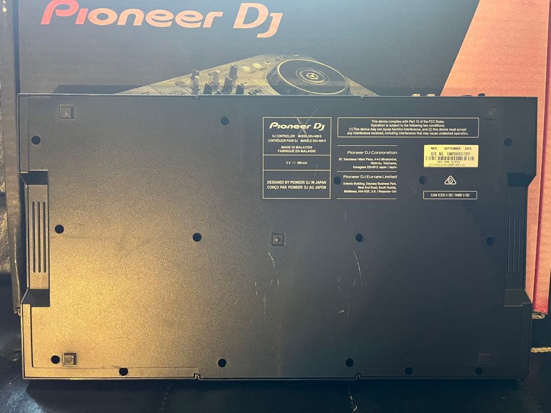 Pioneer DDJ-400-S 限定シルバー DJコントローラー 動作良好