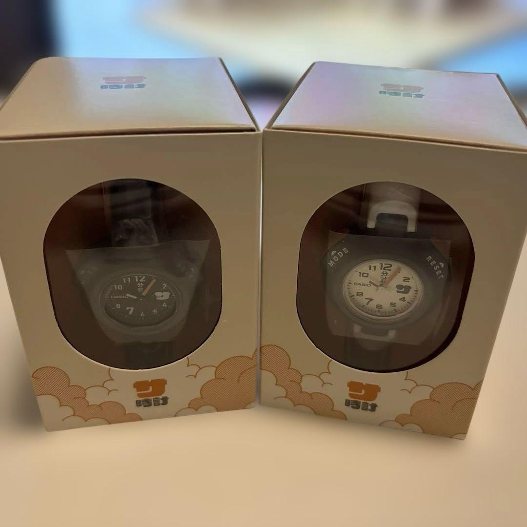 サ時計 SAN-100H-7BJR 橙、SAN-100H-1BJR 黒