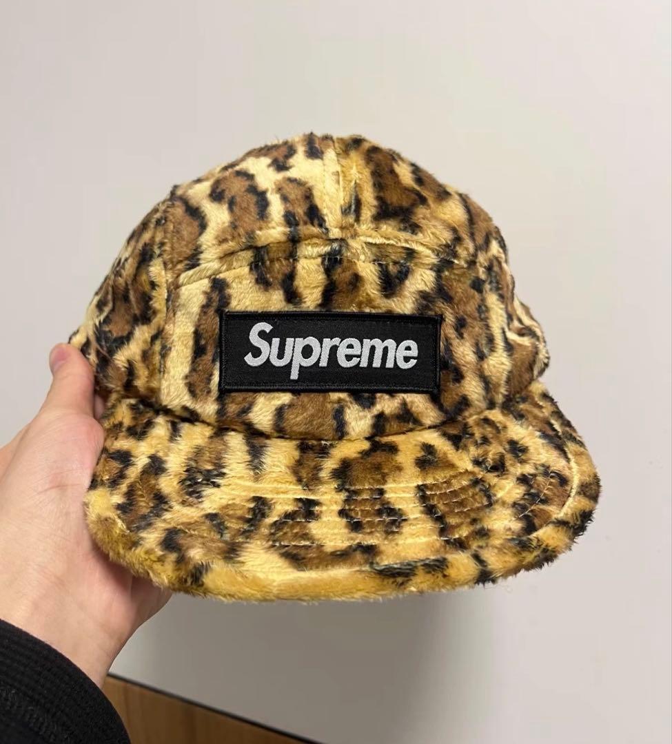 Supreme x GOODENOUGH ヒョウ柄キャップ