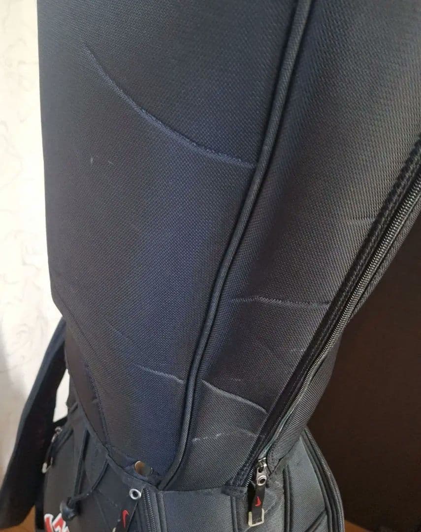 NIKE GOLF キャディバッグ ブラック×レッド