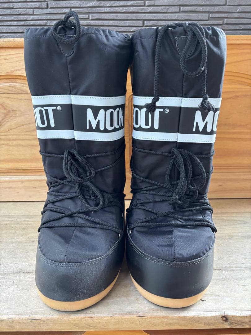 MOON BOOT ブラック スノーブーツ　ムーンブーツ　メンズ
