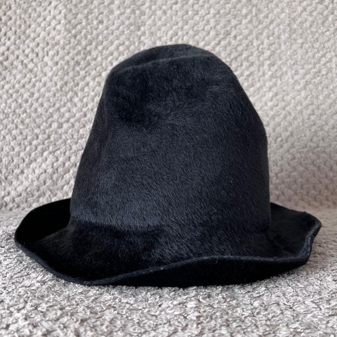 美品！curioneクリオネ mountain マウンテン 帽子ハット黒 秋冬