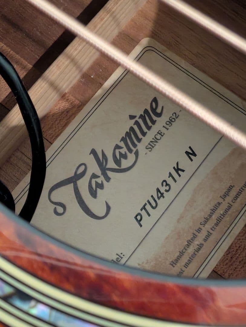 【美品】Takamine PTU431K エレアコ ほぼ未使用 値下げ可